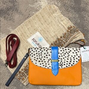 Soruka wristlet / crossbody / sustainability